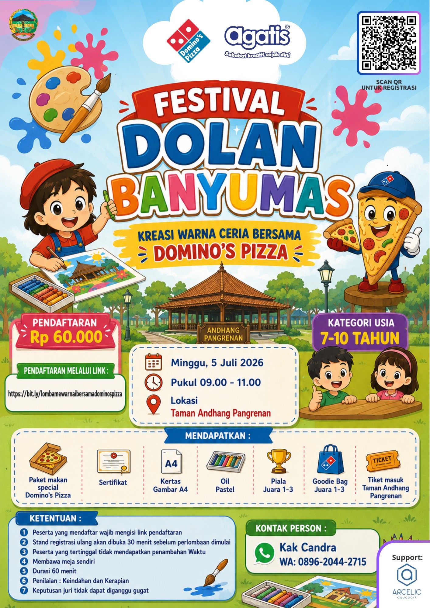 Festival DolanBanyumas - Lomba Mewarnai Anak