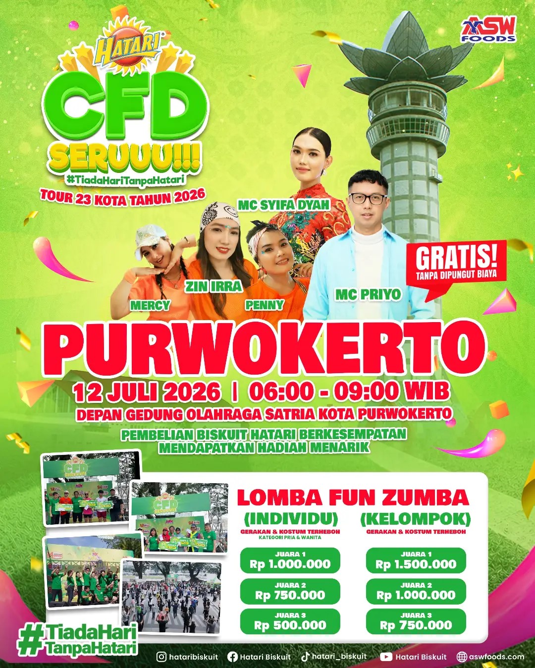Hatari CFD Seru - Gor Satria 2026