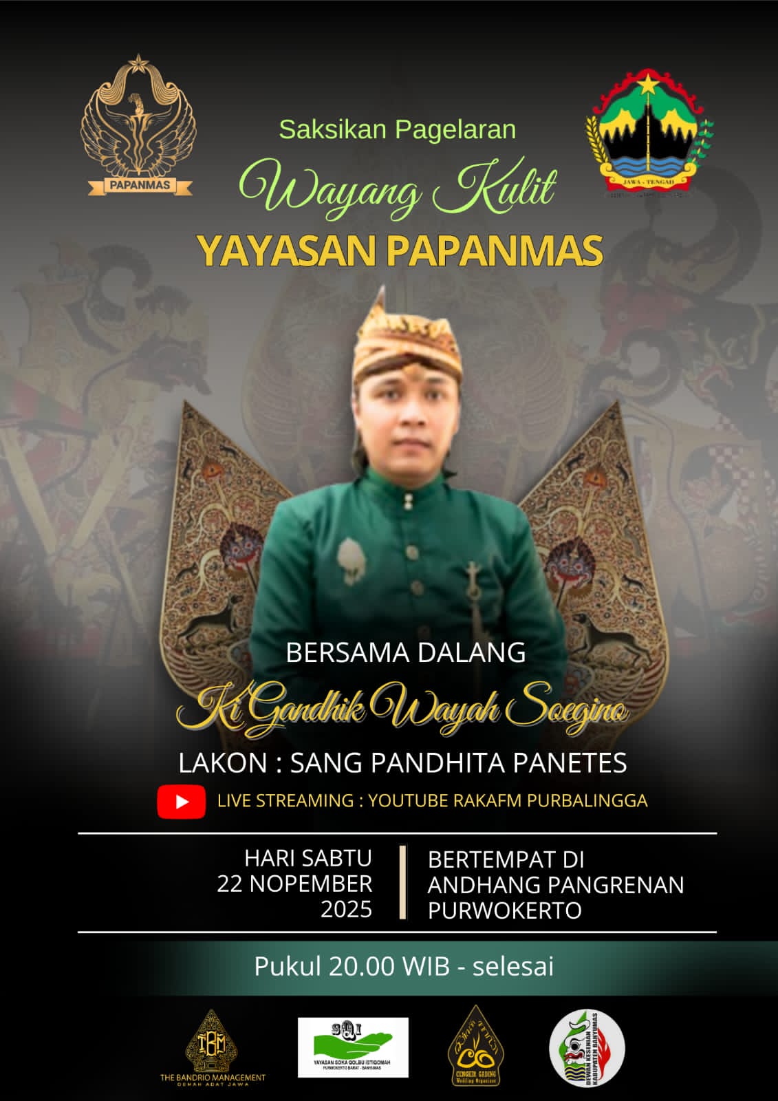 Pagelaran Wayang Kulit – Yayasan Papanmas