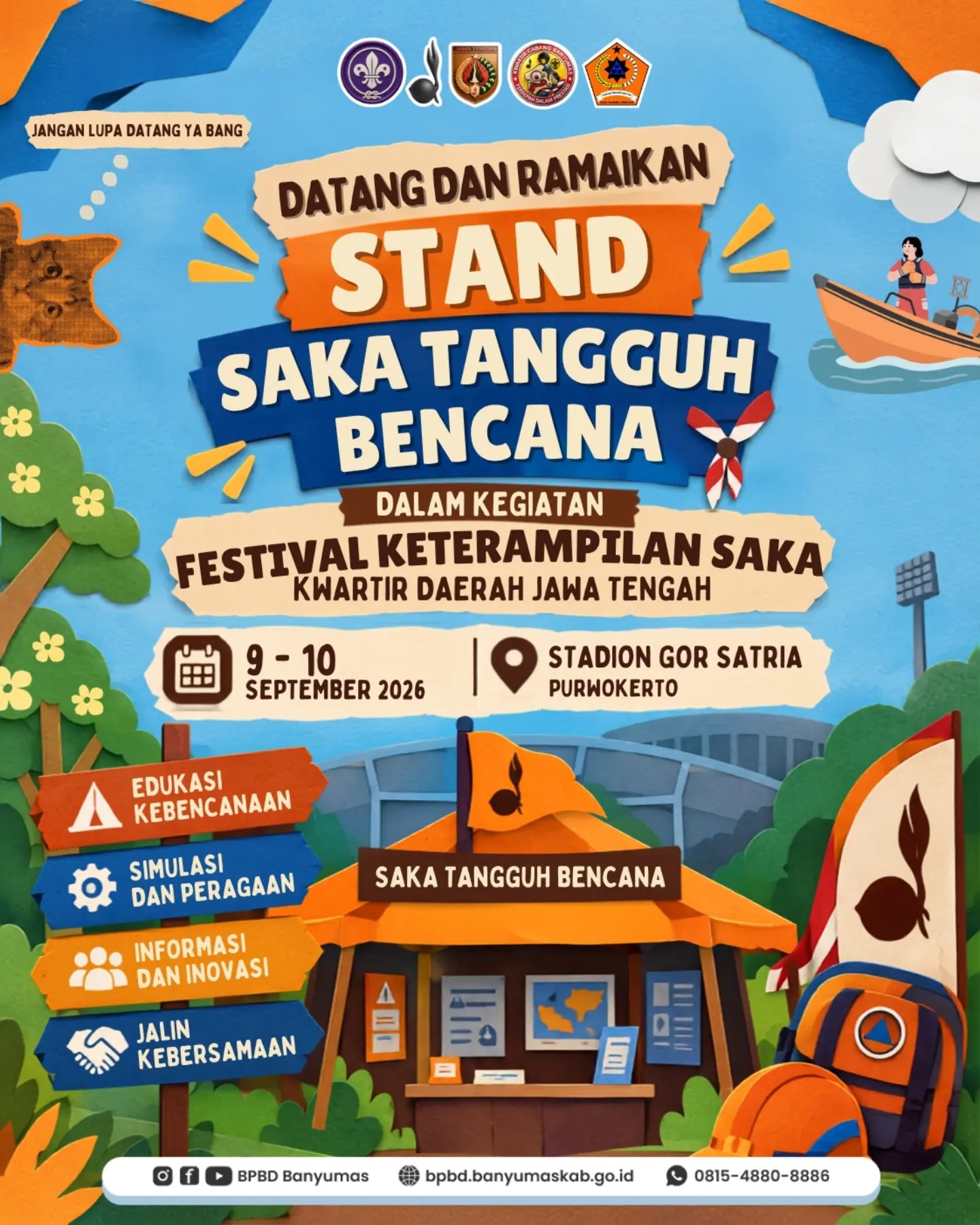 Stand Bencana - Festival Ketrampilan Saka