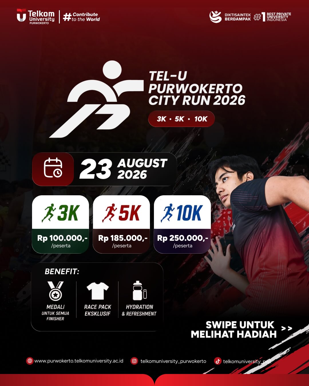 TEL-U Purwokerto City Run 2026